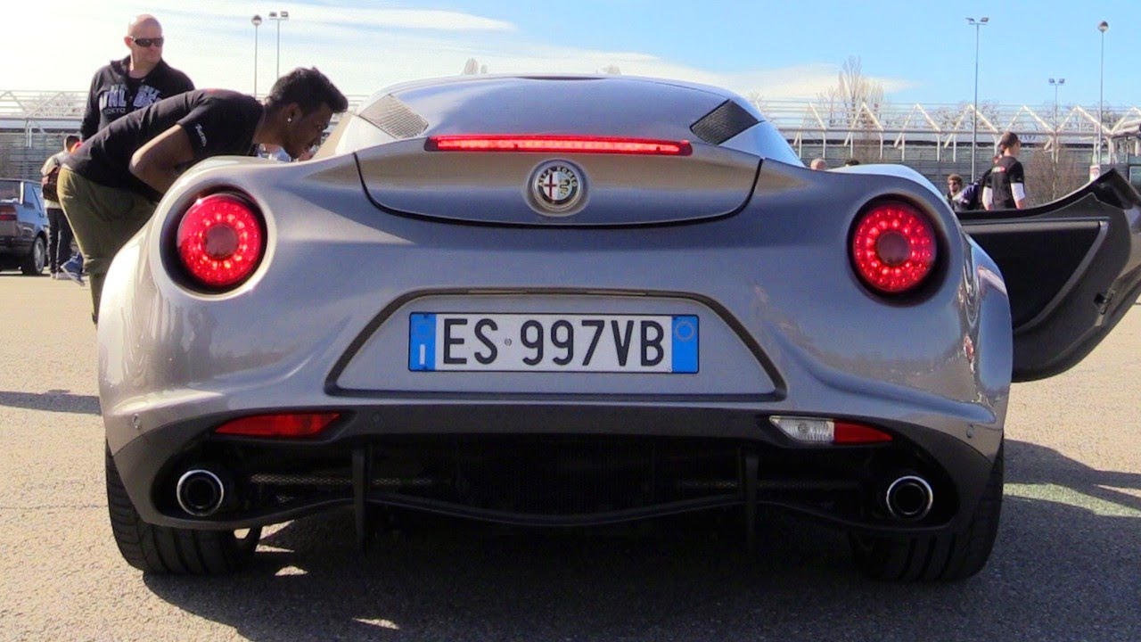 2 x Alfa Romeo 4C Sound - Start Ups, Revs, Accelerations & Fly Bys