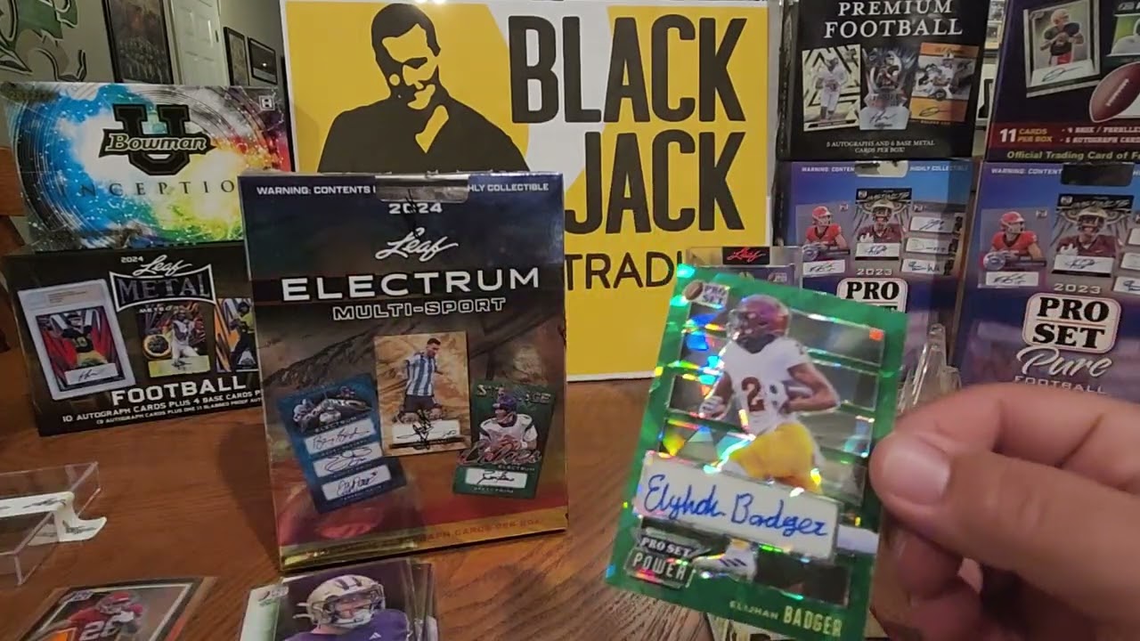 Leaf Electrum Multi-Sport and Pro Set Metal Football Box Opening