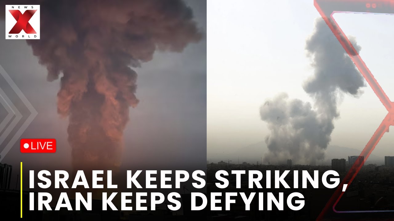 LIVE Breaking: Explosions Echo Through Tehran Streets As Israeli Strikes Enter Their Third Consecuti