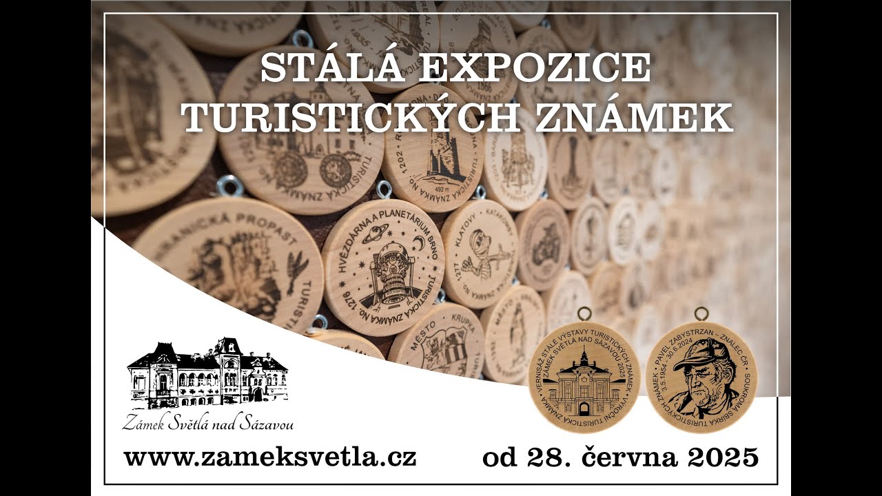 Výstava turistických známek na zámku Světlá n.S. 2025