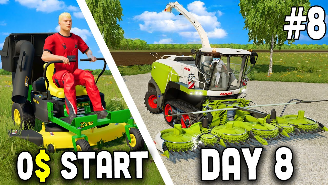 МЕГА ФЕРМА с 0$ на ПЛОСКОЙ КАРТЕ 🚜 #8