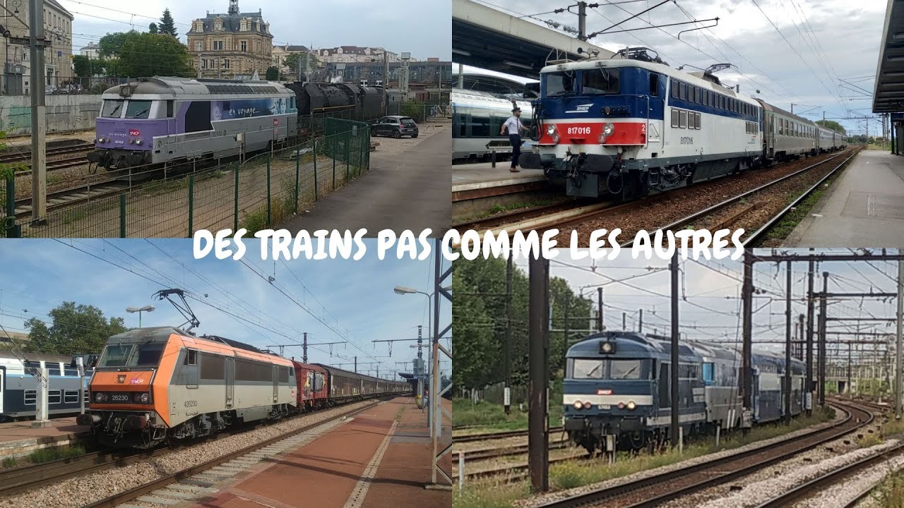 Plein de trains rares en région Parisienne