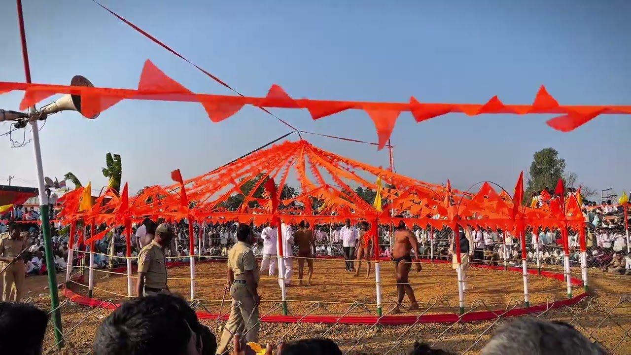 🥋🥋ಬಂಕಾಪುರ ಕಡೆ ಕುಸ್ತಿ🚩❤️‍🔥