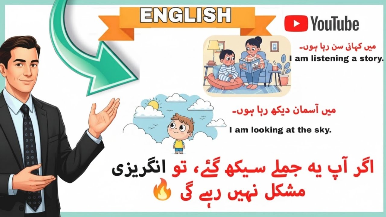 Daily use English sentences with Urdu meaning |Daily English Practice 🗣