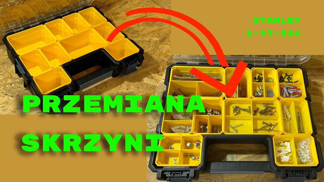 STANLEY FATMAX Deep Pro Organizer 1-97-521 wielka mała przemiana