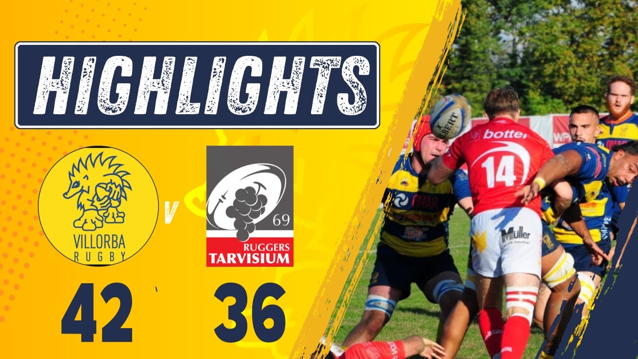 Derby spettacolare! Villorba vs Tarvisium 42-36 | Vittoria da brividi 💛💙🦔