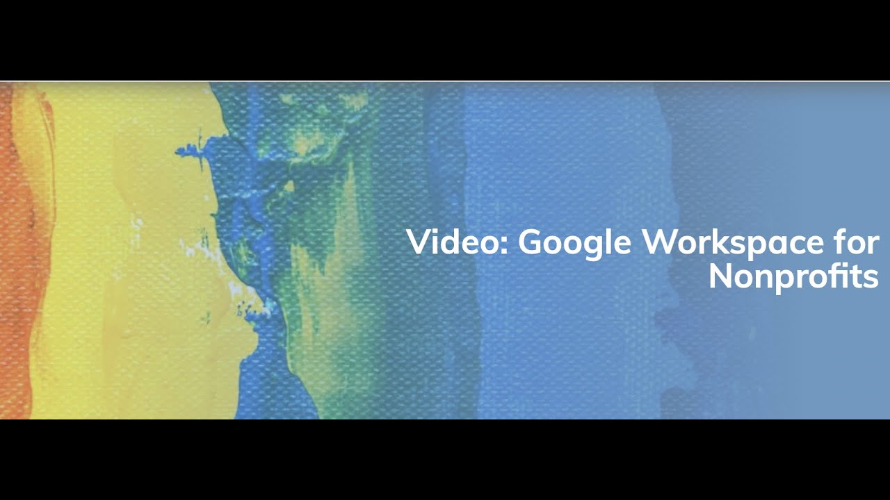 Google Workspace for Nonprofits