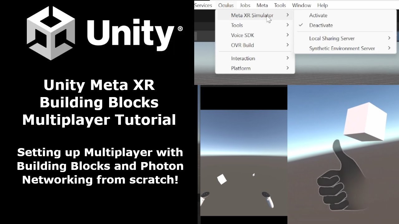 Meta Building Blocks and Photon Networking | Build Unity Mixed Reality Multiplayer Apps fast!