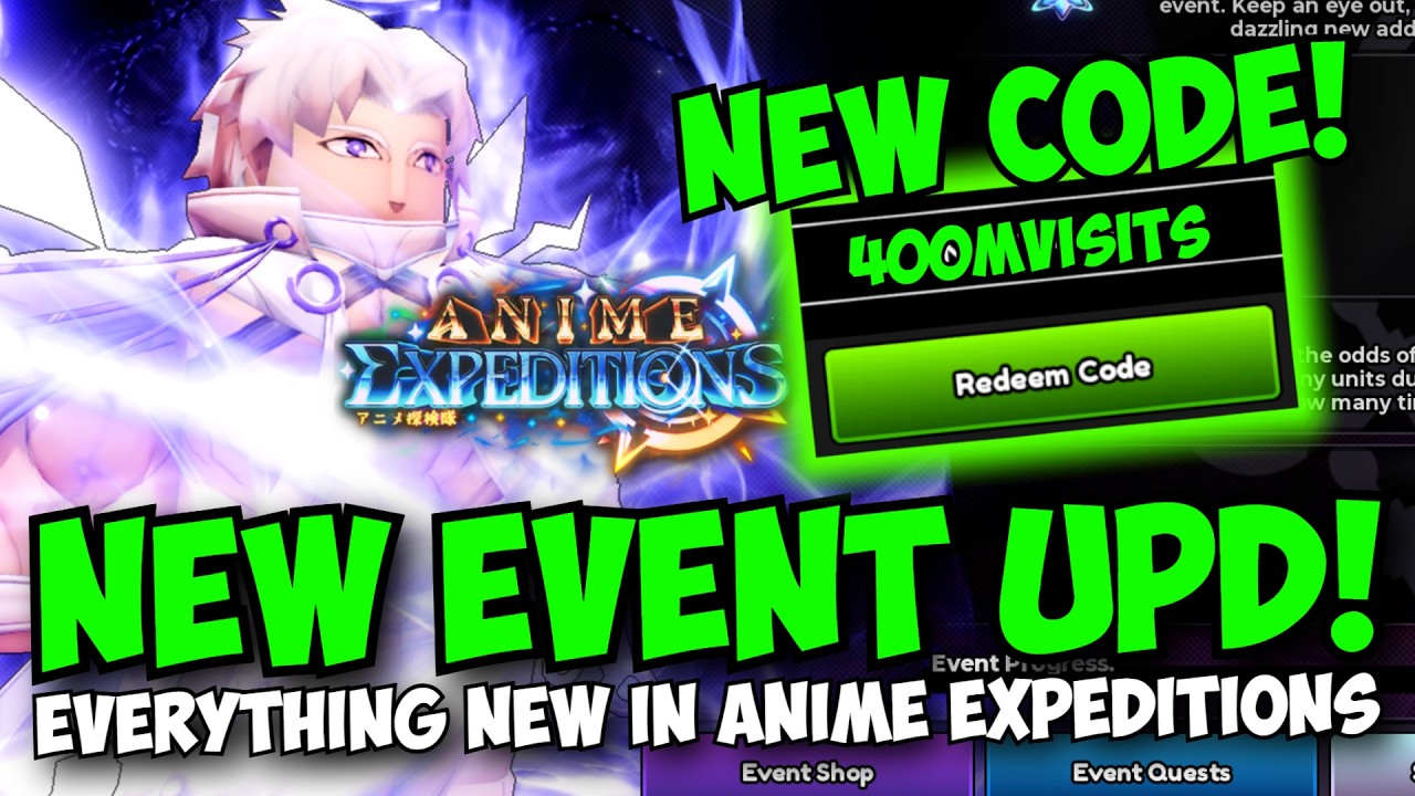 NEW CODE & UPDATE EVENT + UNBOUND INSANE LUCK in Anime Expeditions!  #animeexpeditions