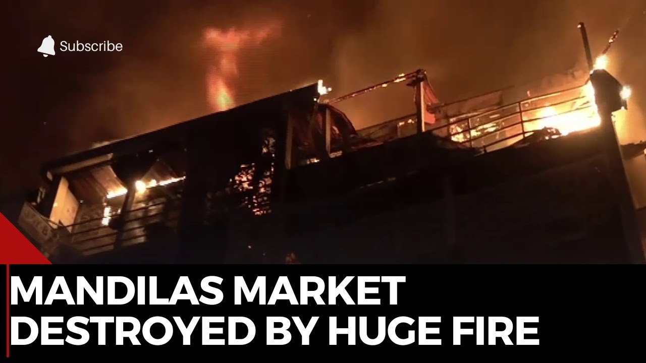 Massive Fire Engulfs Mandilas Market in Lagos