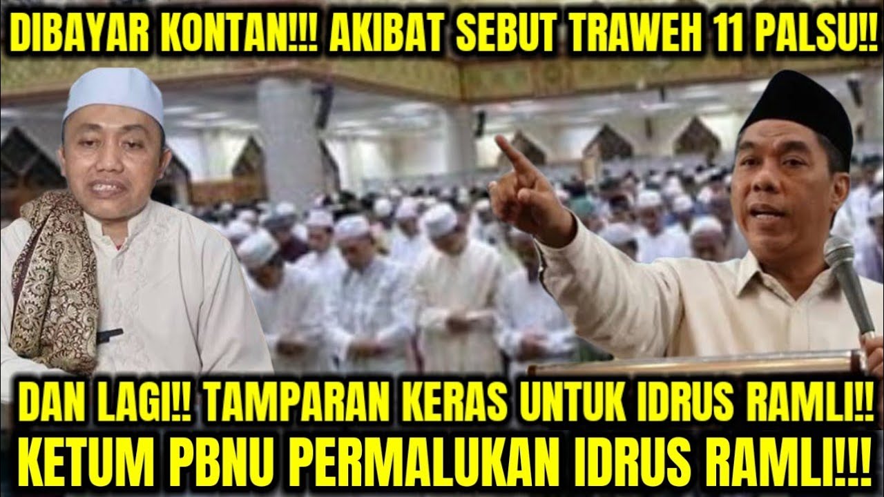 TAMPARAN KERAS DARI KETUM PBNU UNTUK IDRUS RAMLI!! MALUNYA SETENGAH MATI!!