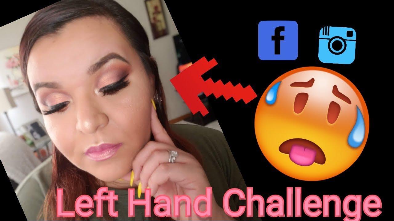 Left Hand Challenge Makeup Tutorial