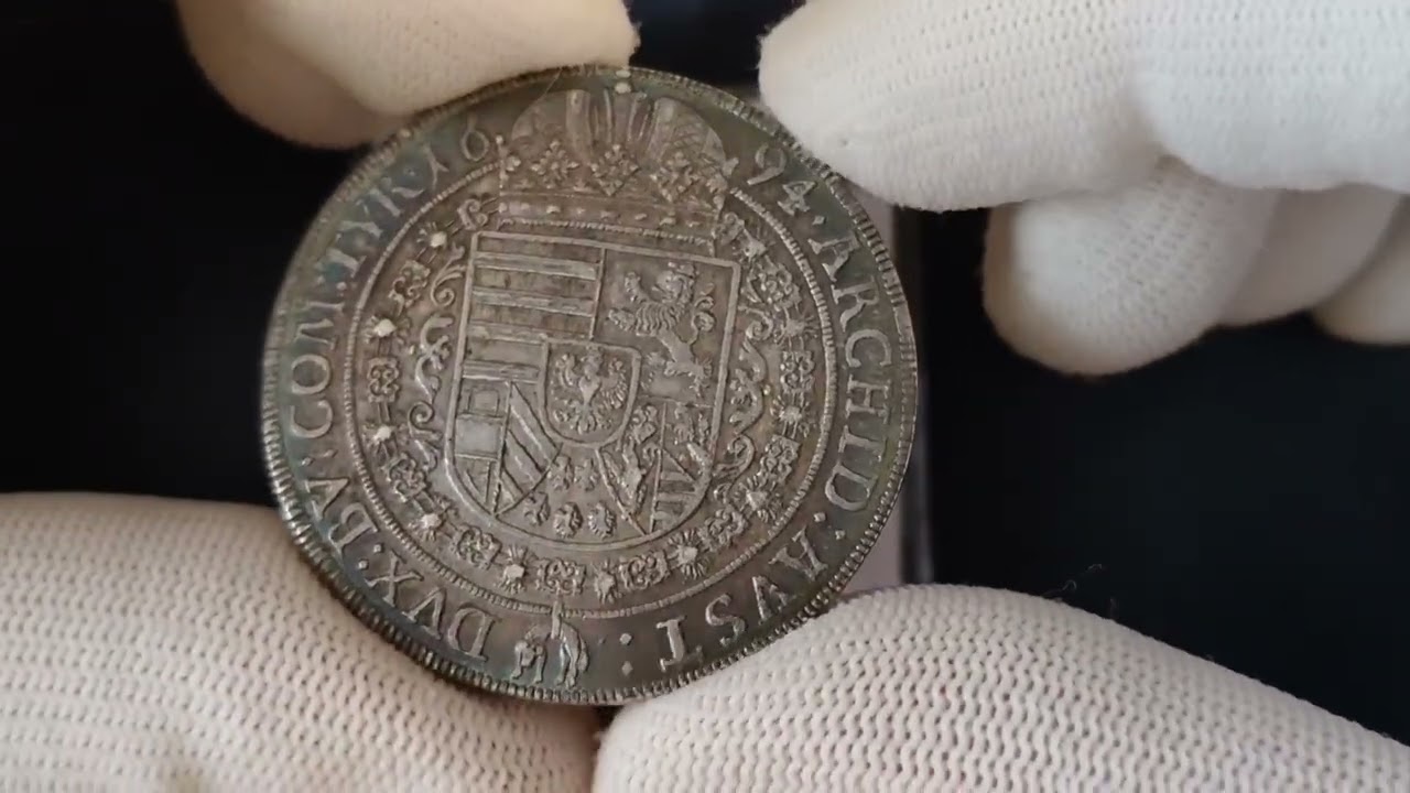 Шикарный Леопольд с красивой патиной! #coin#17век#коллекционированиемонет#история#Леопольд1#Талер