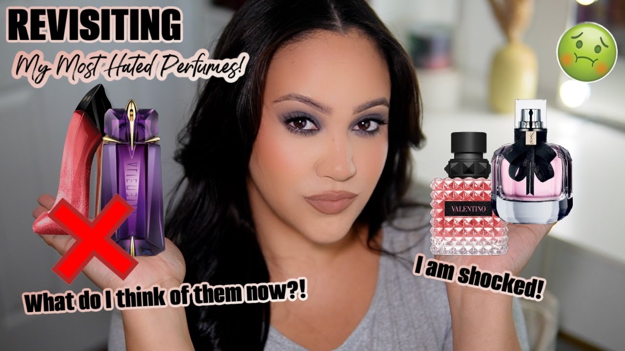 REVISITING MY MOST HATED PERFUMES!! 🤢🚫 WHAT DO I THINK OF THEM NOW?! | AMY GLAM ✨