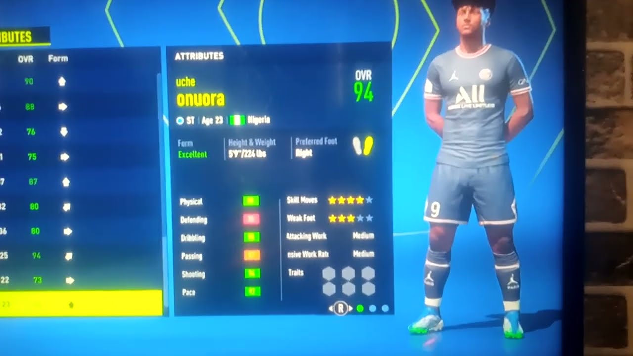 Best striker build in fifa 21