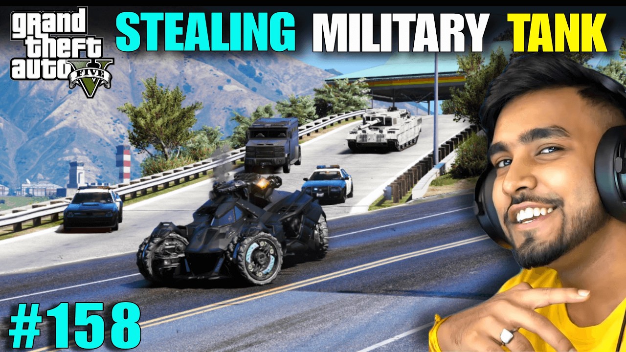 I STOLE MOST POWERFUL CAR FROM MILITARY BASE | TECHNO GAMERZ GTA 5 GAMEPLAY #158