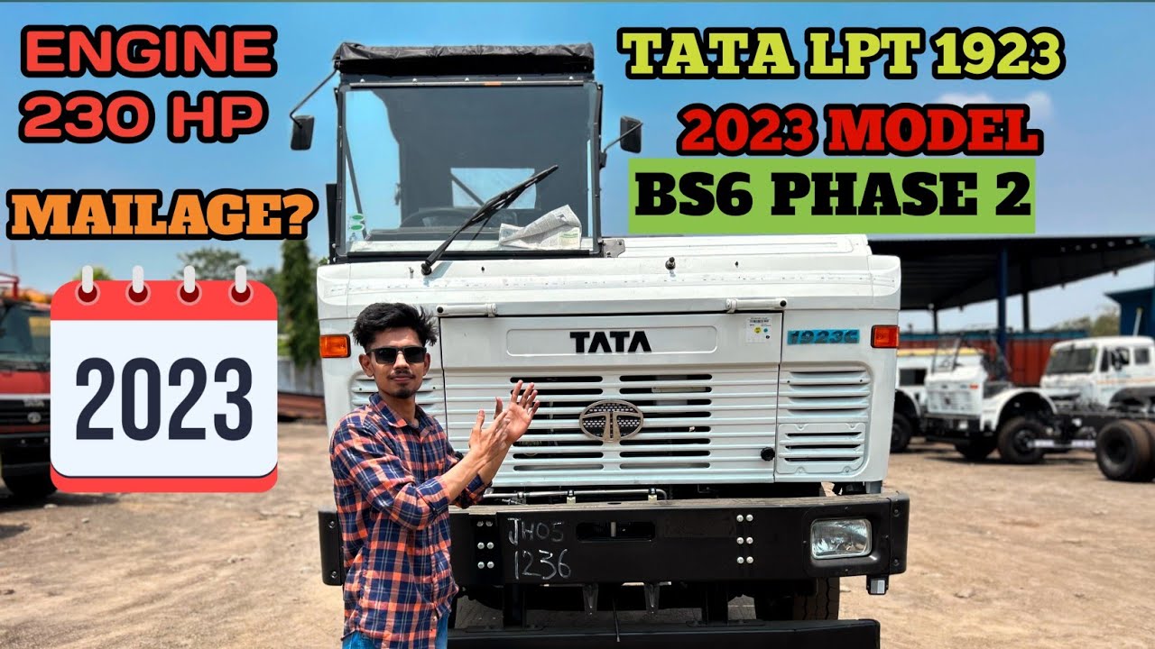 2023 का न्यू model आ गया! TATA LPT 1923 BS6 phase (2) review video 6 चक्का मे सबसे power full