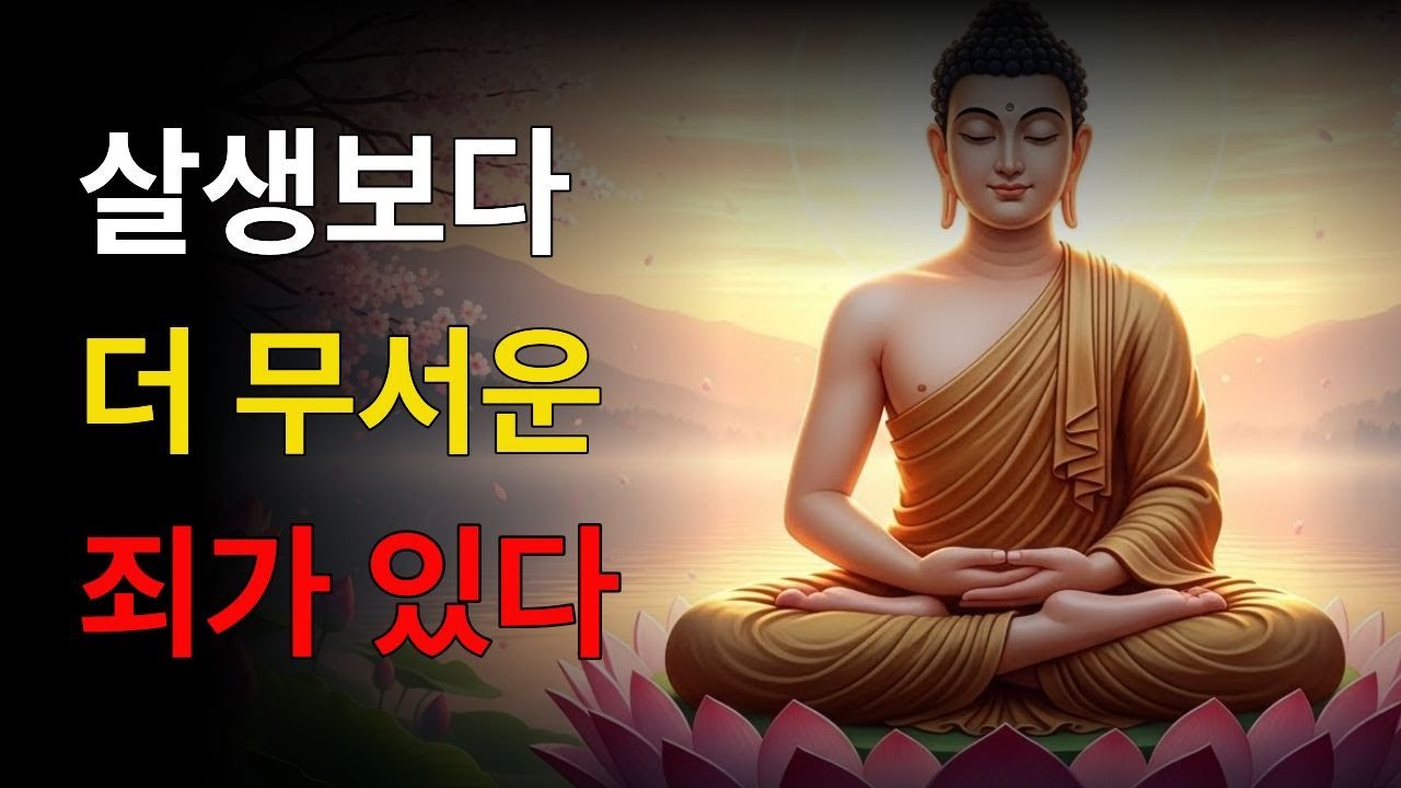 부처님말씀 | 살생보다 더 무서운 죄가 있다. 아무도 죄인 줄 모르고 평생 짓는 업보