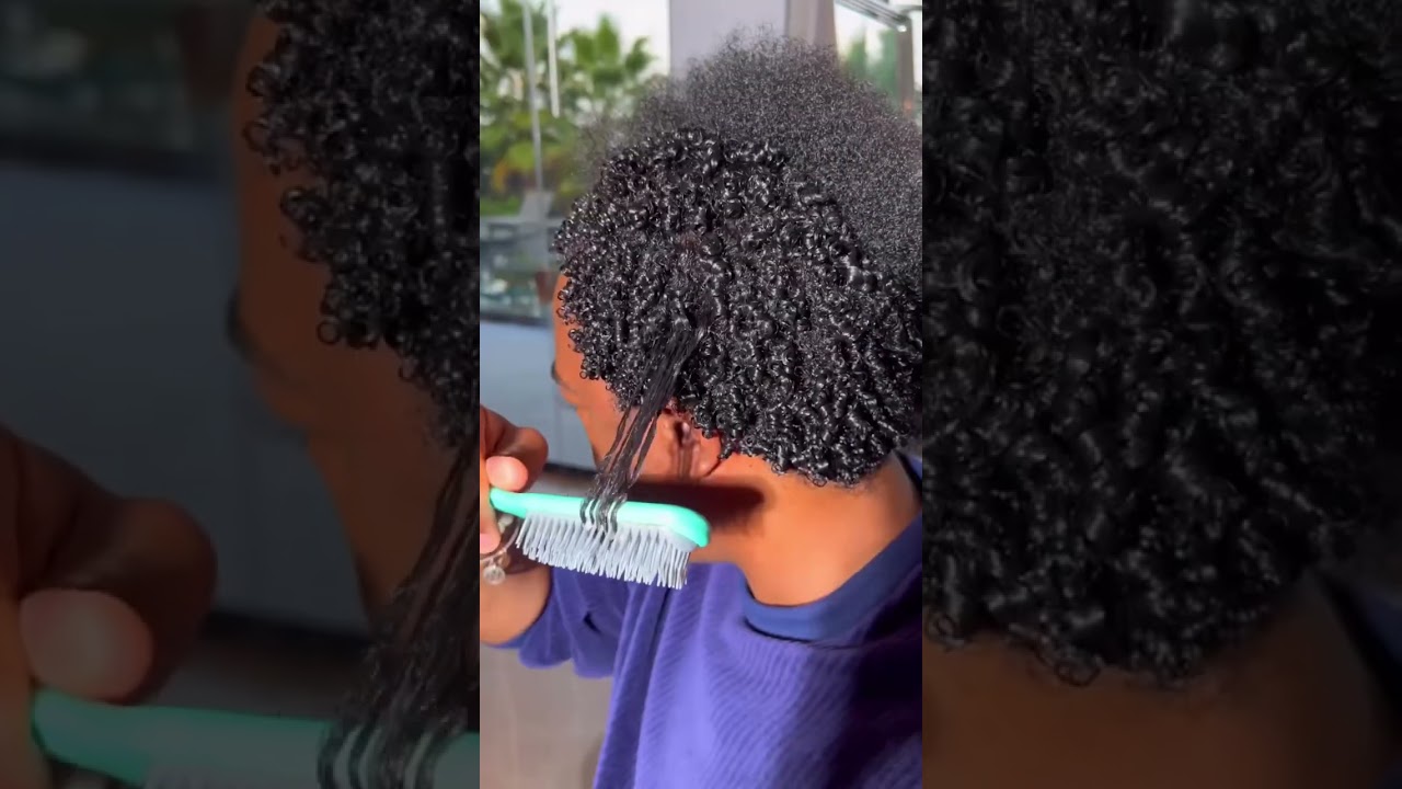 CABELO CRESPO CACHEIA? 🤔 Veja com seus pr&oacute;prios olhos #shorts