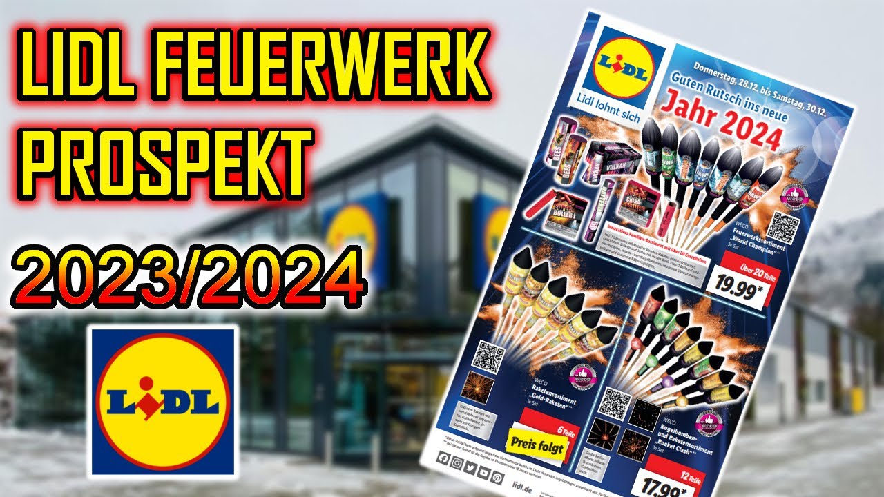 LIDL FEUERWERK PROSPEKT 2023/2024