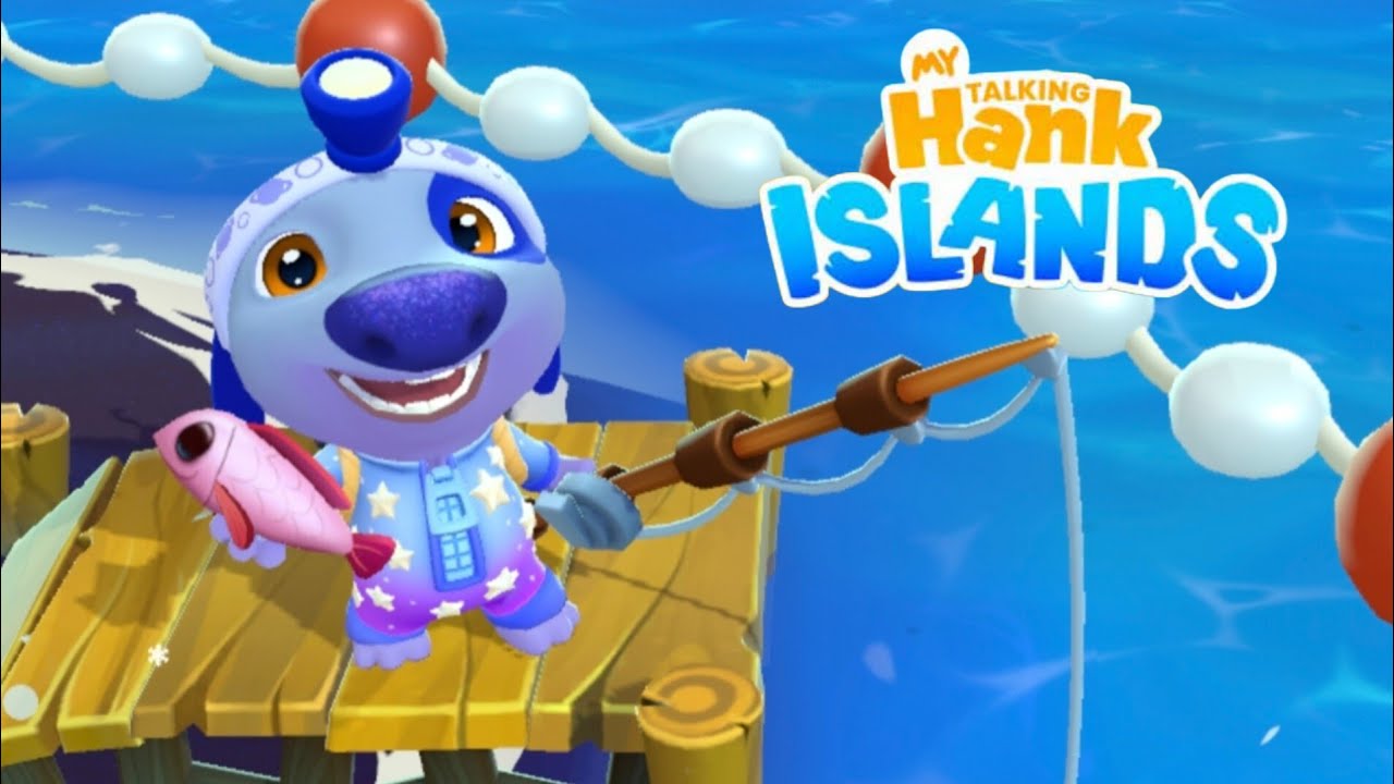 Cosmic Hank's Fishing Adventure! - My Talking Hank Islands Gameplay Walkthrough