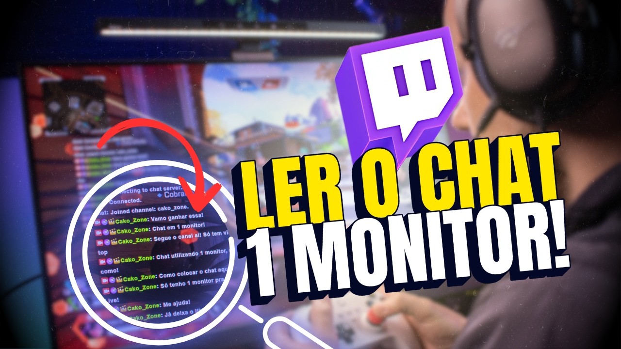 Como Streamar e Ler o Chat da Live Usando Apenas 1 Monitor