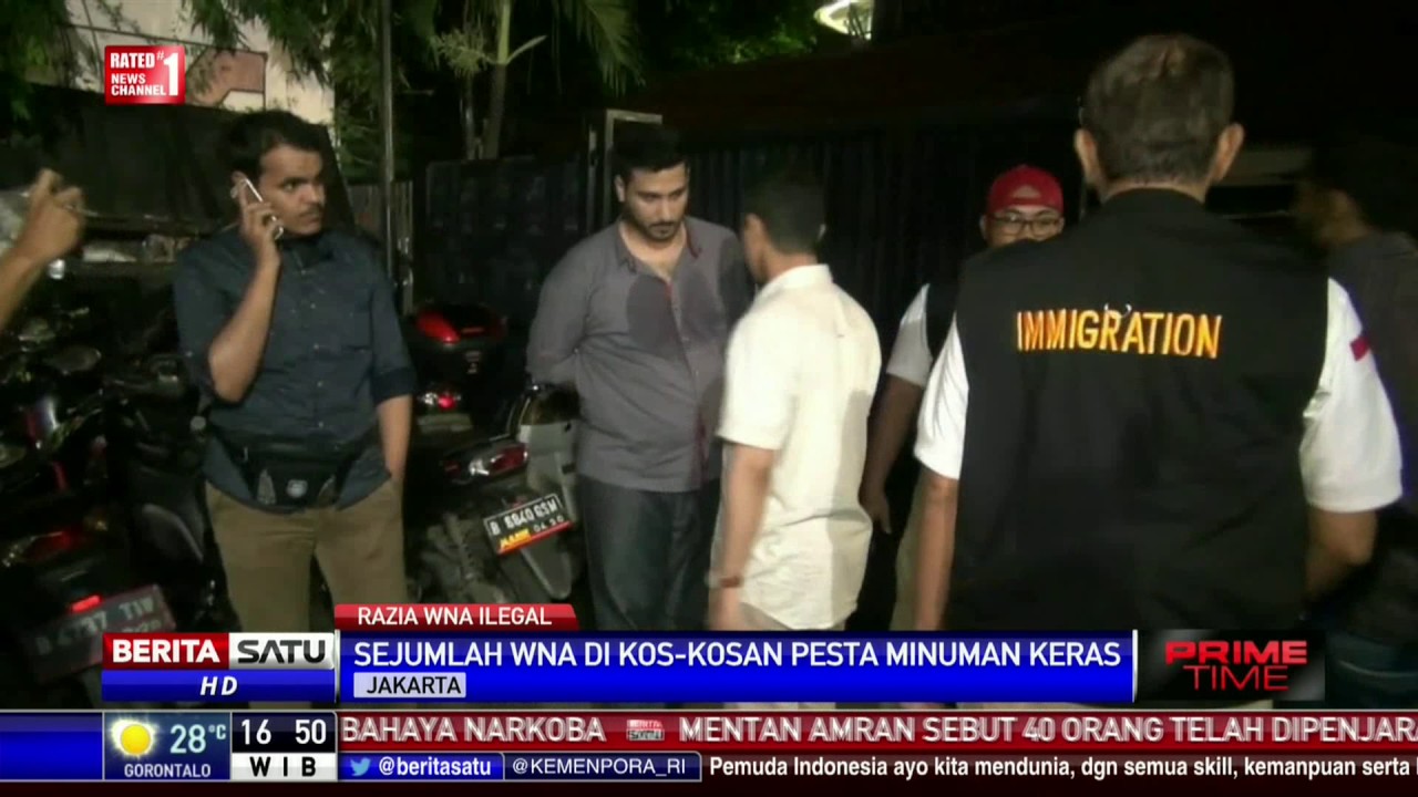 Razia WNA Ilegal di Berbagai Daerah di Indonesia