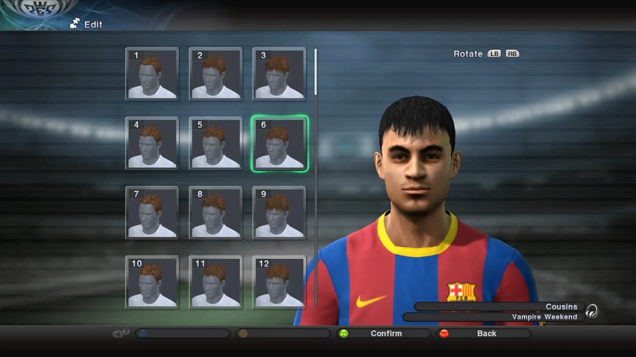 Pedri build face pes 2011