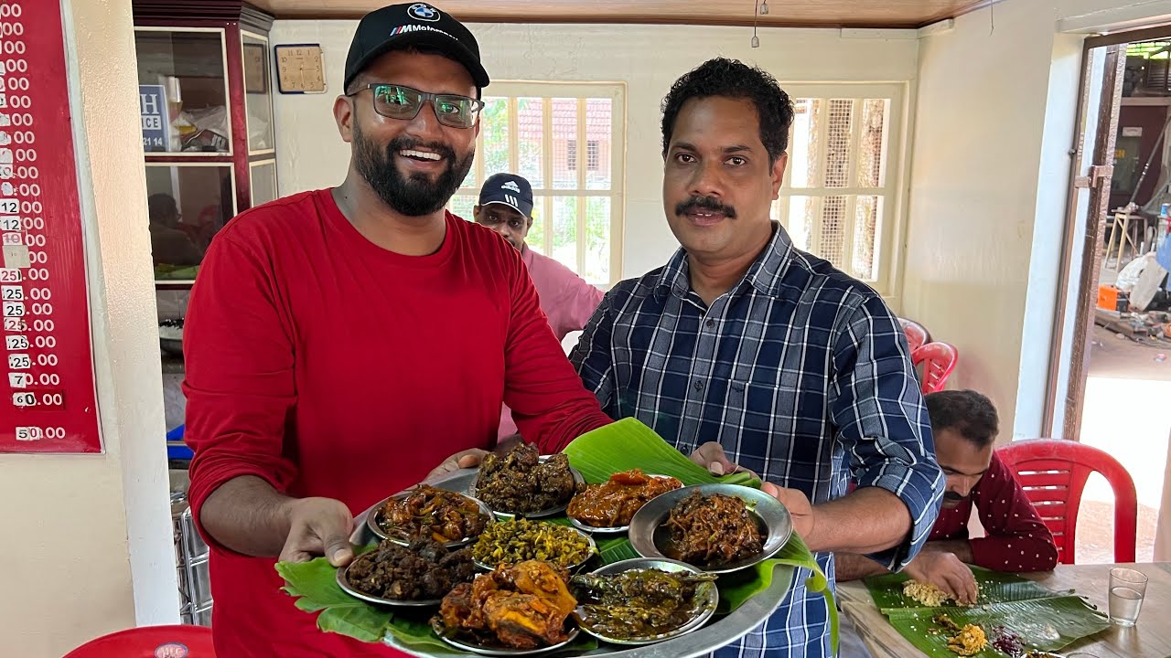 ചെറിയ വിലക്ക് സ്രാവും നെയ്മീനും ചെമ്പല്ലിയും മീൻ തലക്കറിയും ചിക്കനും ബീഫും എല്ലാം ഉണ്ട് ഊണിന്