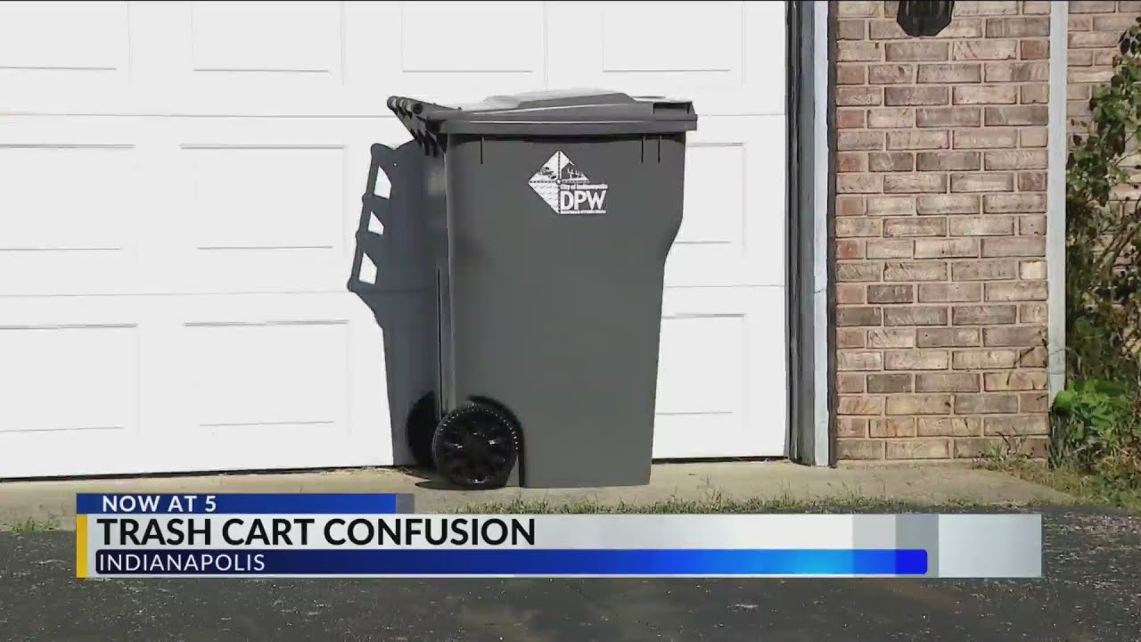 New trash carts distributed throughout Indianapolis cause confusion for residents
