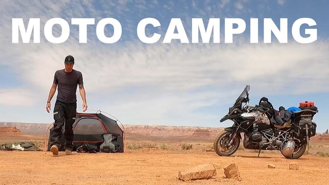 MOTORCYCLE CAMPING VALLEY OF THE GODS TO COLORADO