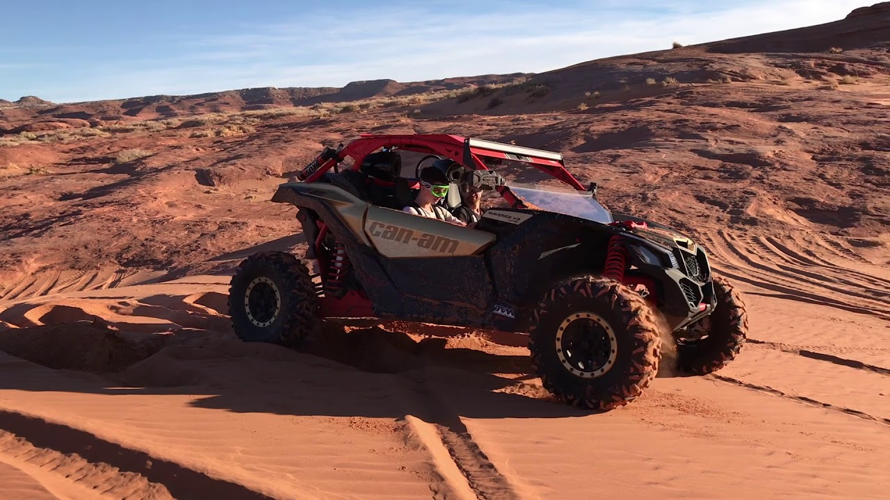 CanAm X3 xrs and RZR1000 at White Wash Sand Dunes Moab Utah