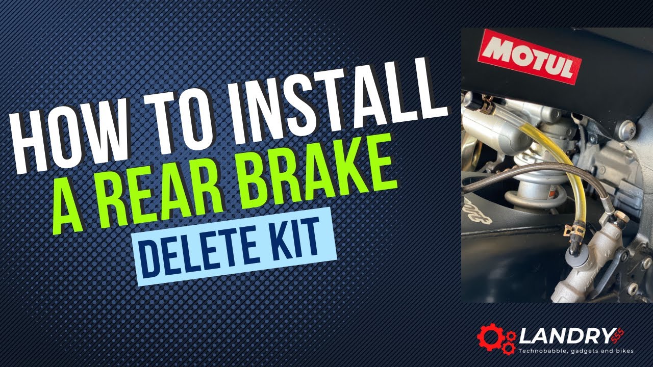HOW-TO: Install a Rear Brake Delete Kit
