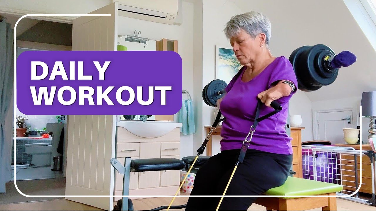 Daily Workout - Just a short excerpt from my seated daily workout.