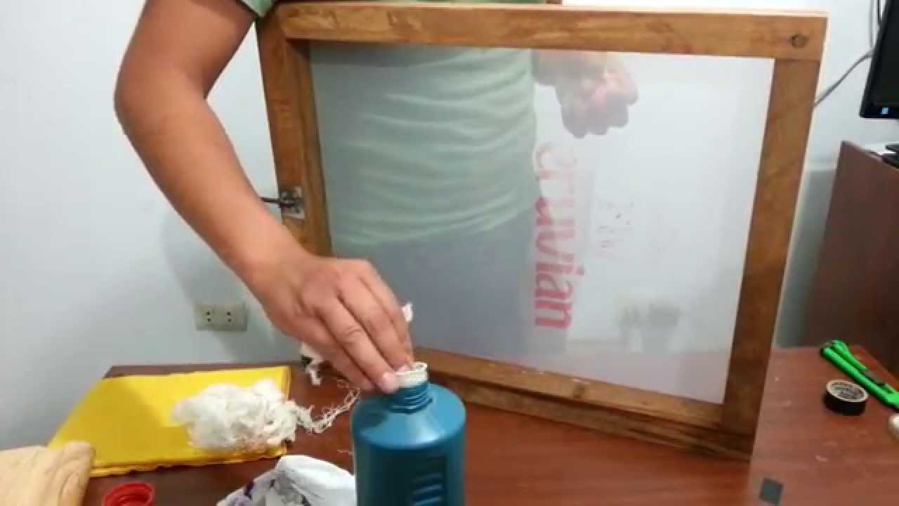 COMO RETIRAR-LIMPIAR IMAGEN FANTASMA DEL CUADRO - SERIGRAFIA 💪.