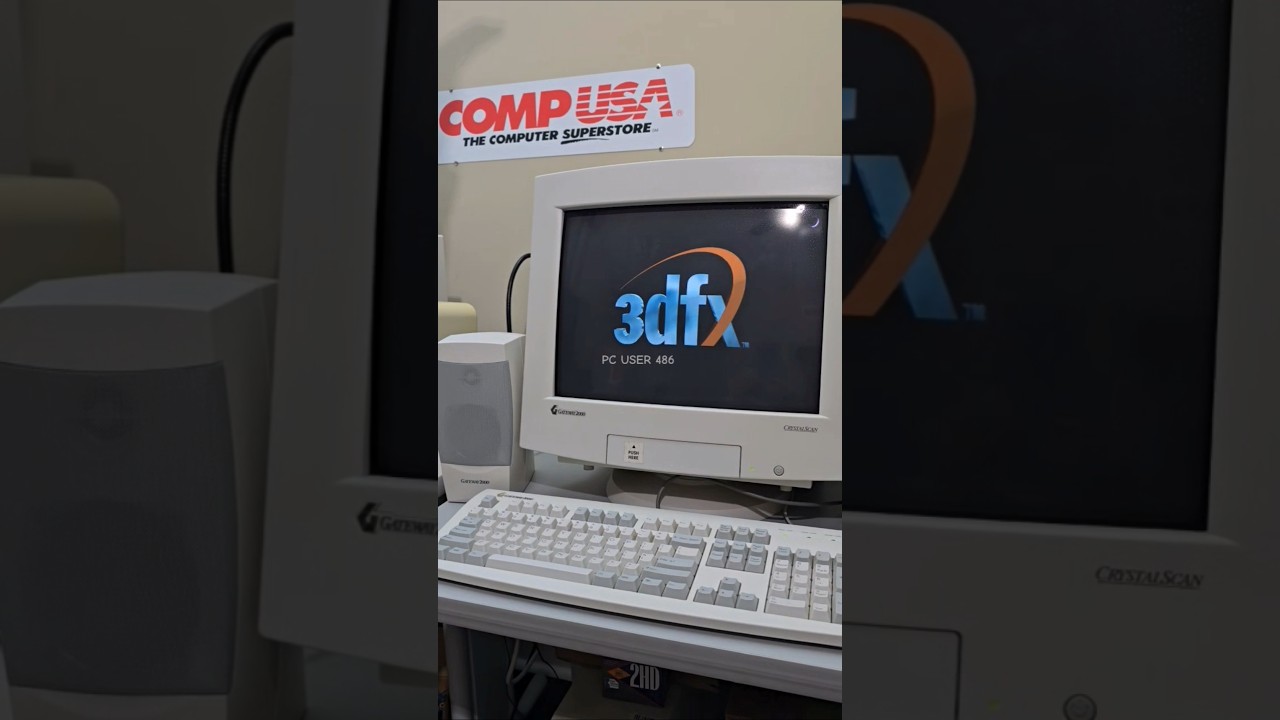 it's 1998 & you run QUAKE on 3DFX GPU - #asmr #90s #nostalgia