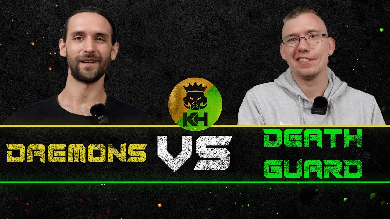 Gastspiel mit Tabletop Beast - CHAOS DAEMONS vs DEATH GUARD - Warhammer 40k Battle Report