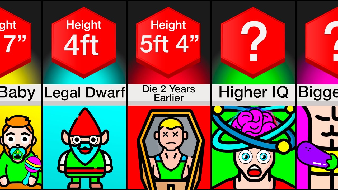 Comparison: Your Body At Different Heights