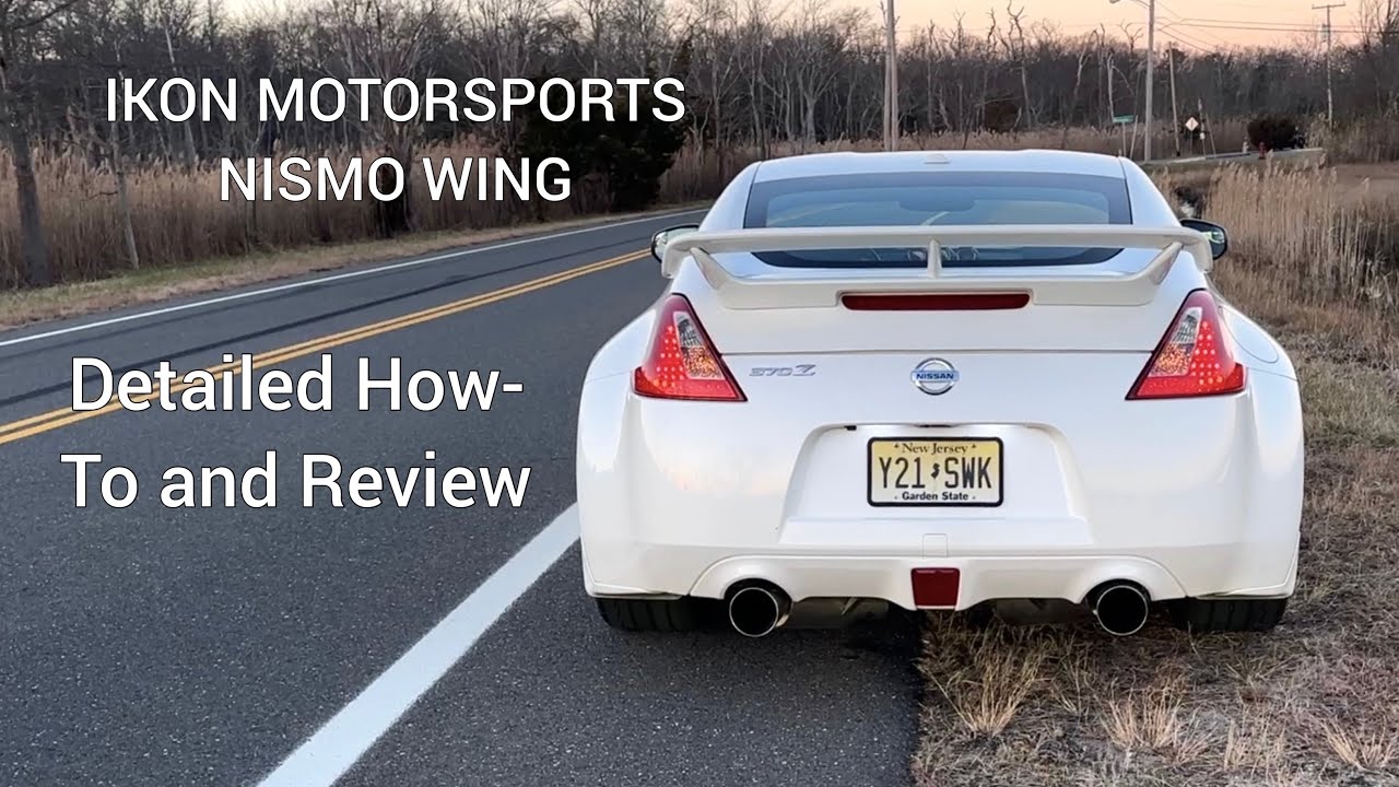 Как установить спойлер 370z Nismo V1