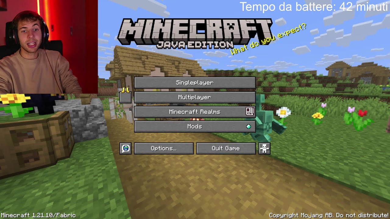 🔴Minecraft Speedrun ma il Drop dei blocchi &egrave; casuale... DEVO FARE QUESTO RECORD!