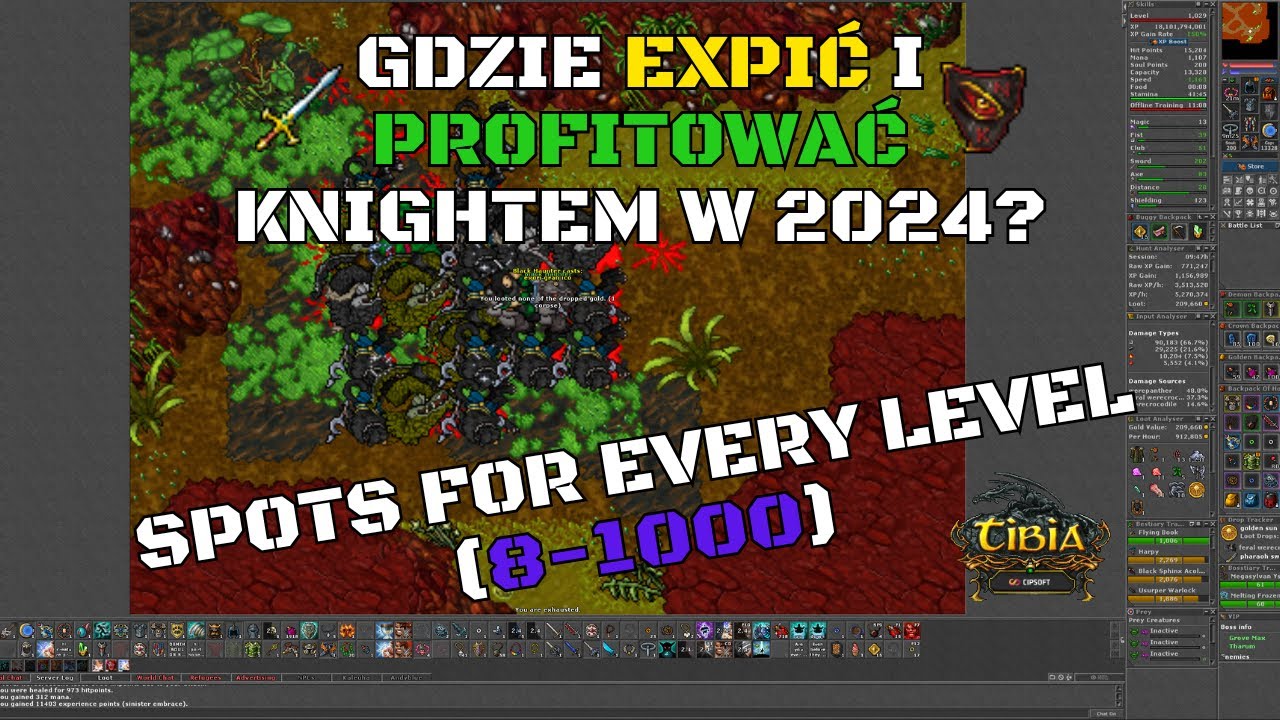 Gdzie expić i profitować Knightem w 2024? Best spots for solo EK