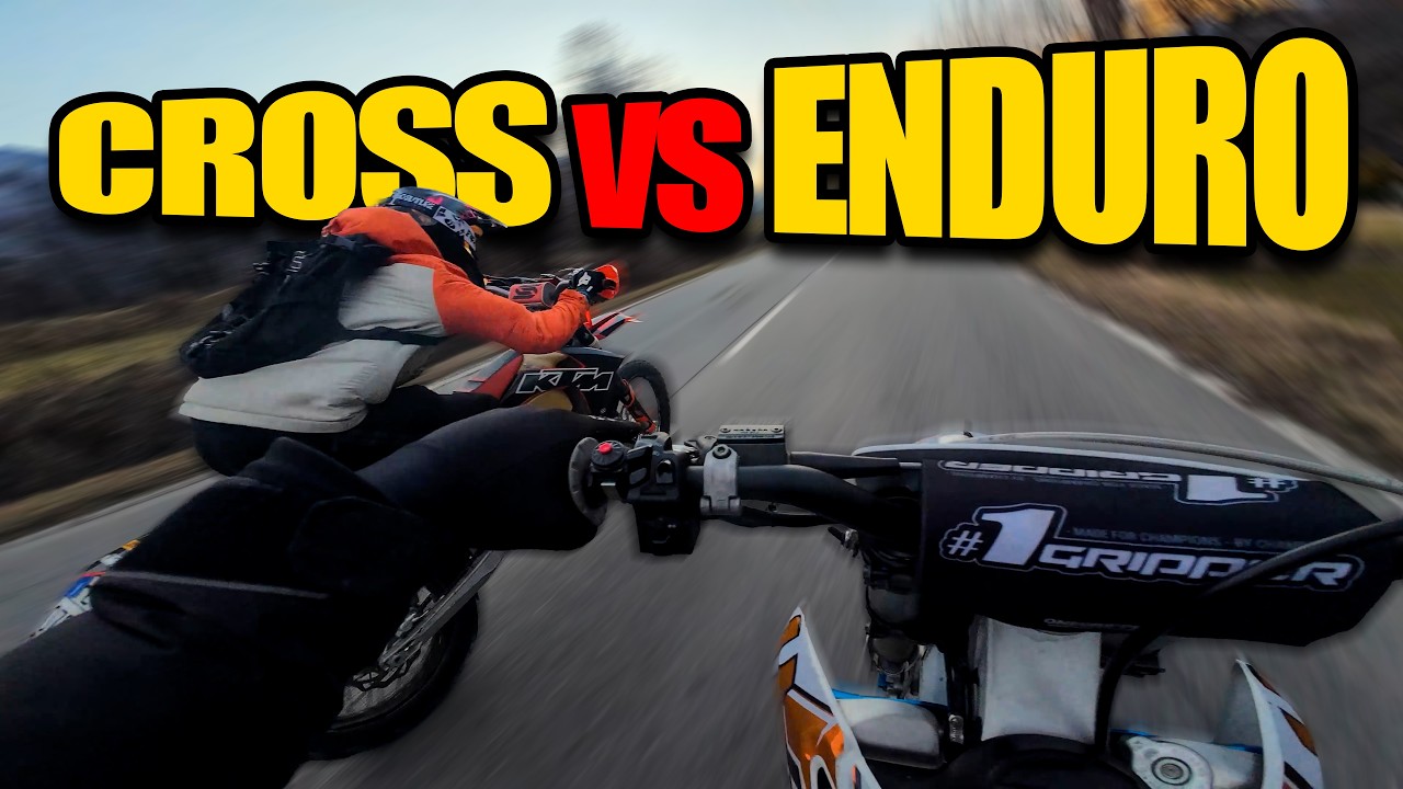 CROSS vs ENDURO🚀 || QUALE VA DI PIU'?