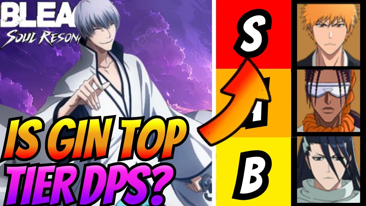 *UPDATED*  GIN UNIT TIER LIST FOR BLEACH SOUL RESONANCE!