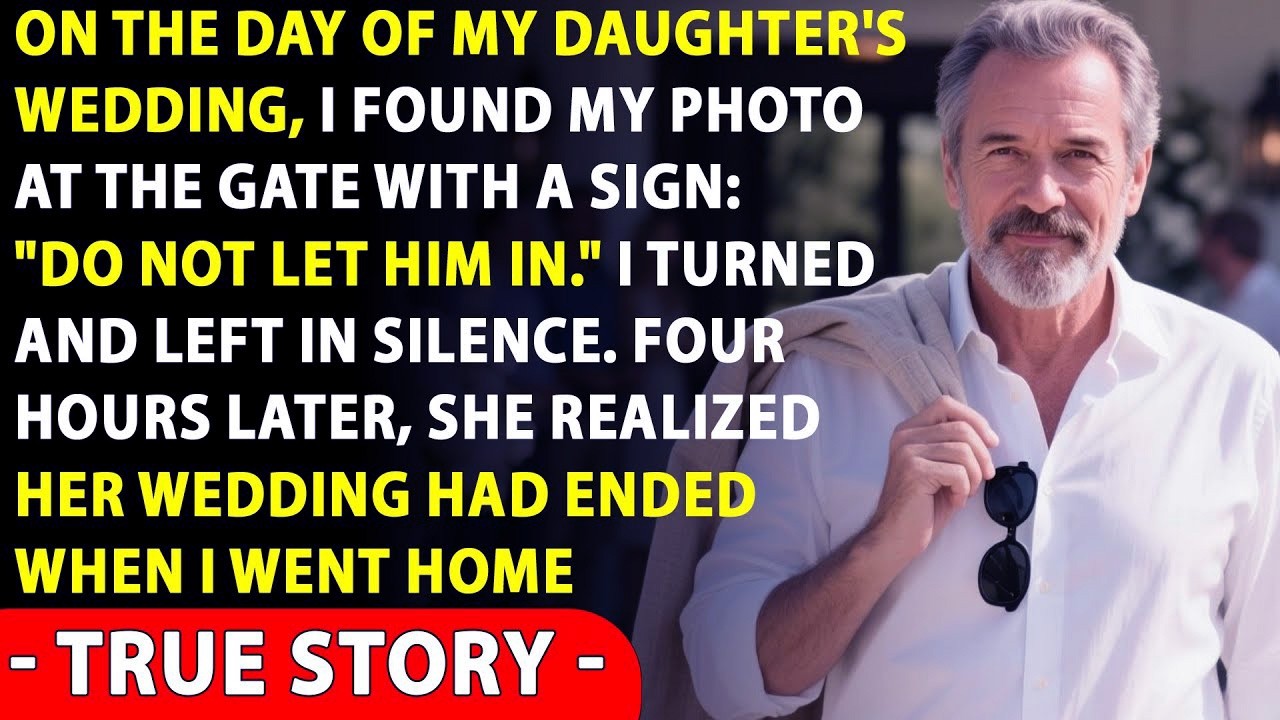 My Daughter Banned Me From Her Wedding - Her “Happy Day” Ended Right There...True Story
