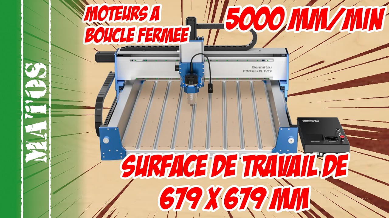 Une CNC semi-pro dans le garage ! Genmitsu ProVerXL 2X2