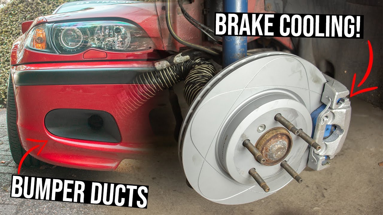 New BRAKES and BRAKE COOLING for the E46 330i!