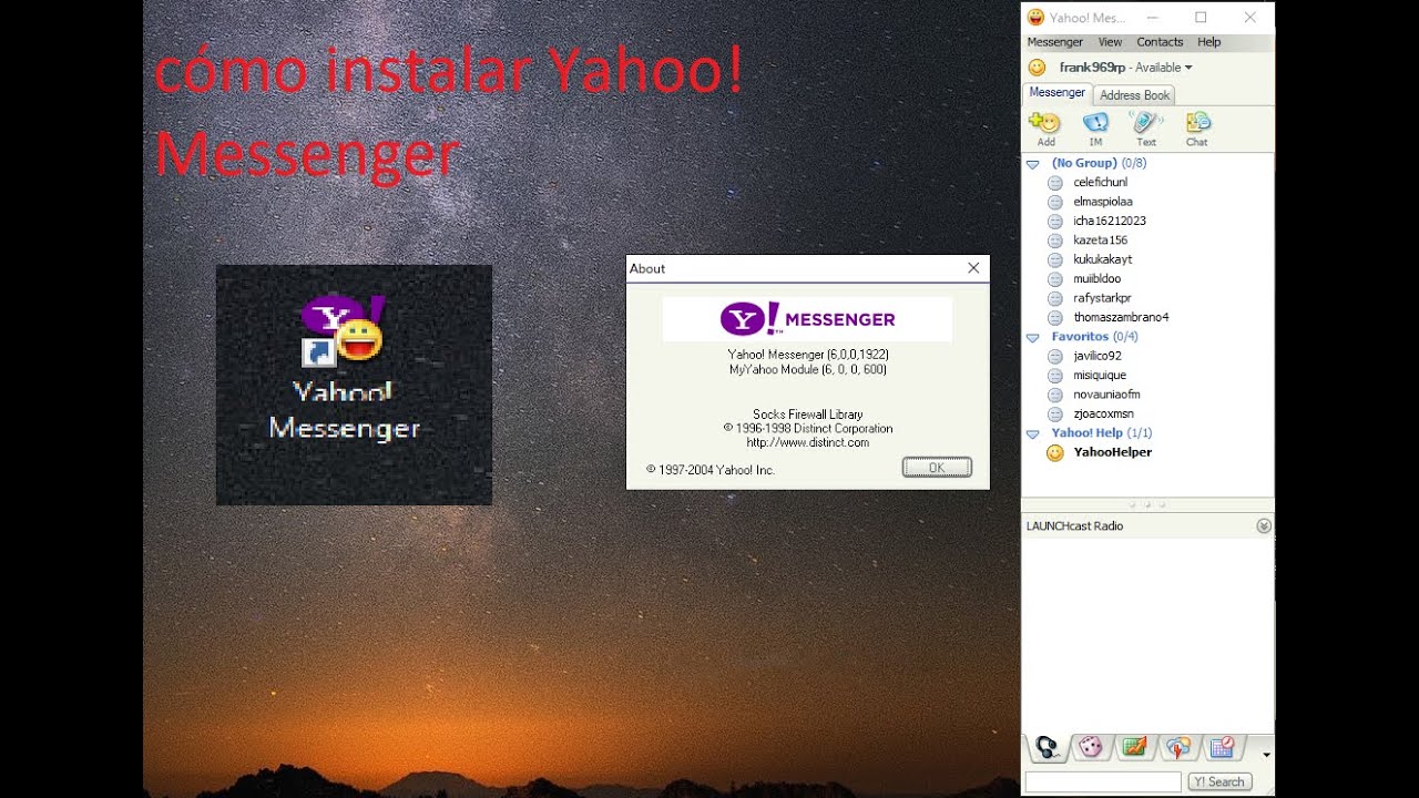 Como instalar Yahoo! Messenger