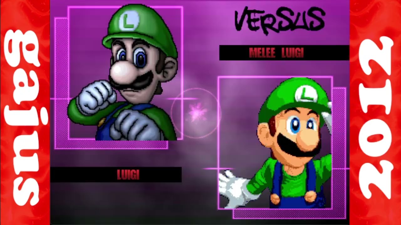mugen; super luigi 853 vs melee luigi remake