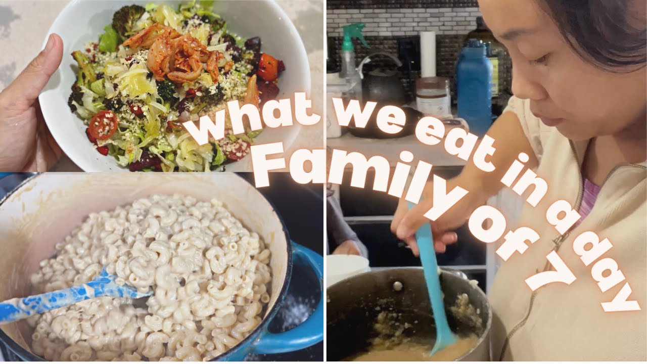 What we eat in a day as a family of 7 | Plant-Based and Vegan