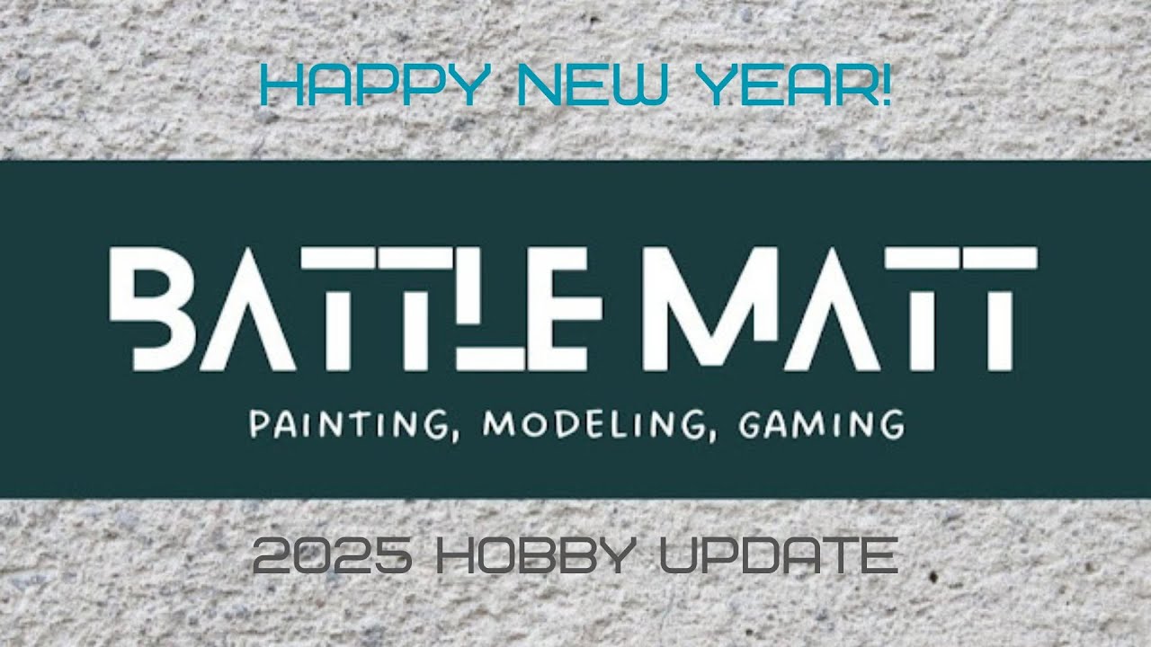 Hobby Update: Projects for 2025 and a quick tour of the BattleMatt hobby space